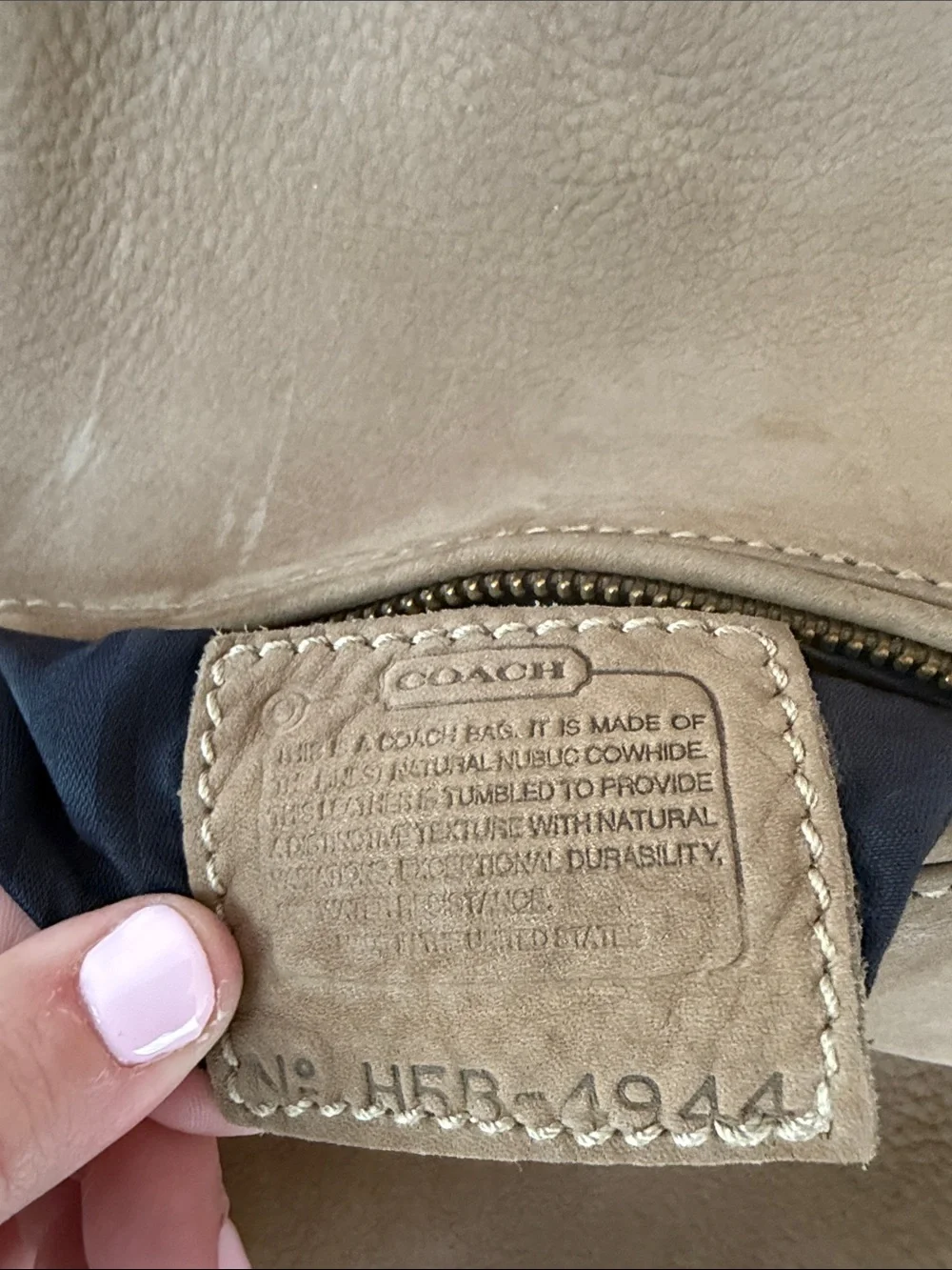 Vintage Coach Sonoma Flat Pack Sling Bag